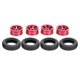 thumbnail image 1 of Ruedas metálicas RC con neumáticos de Goma en rojo 1 / 28 del vehículo de control remoto wltoys k989, 1 of 10