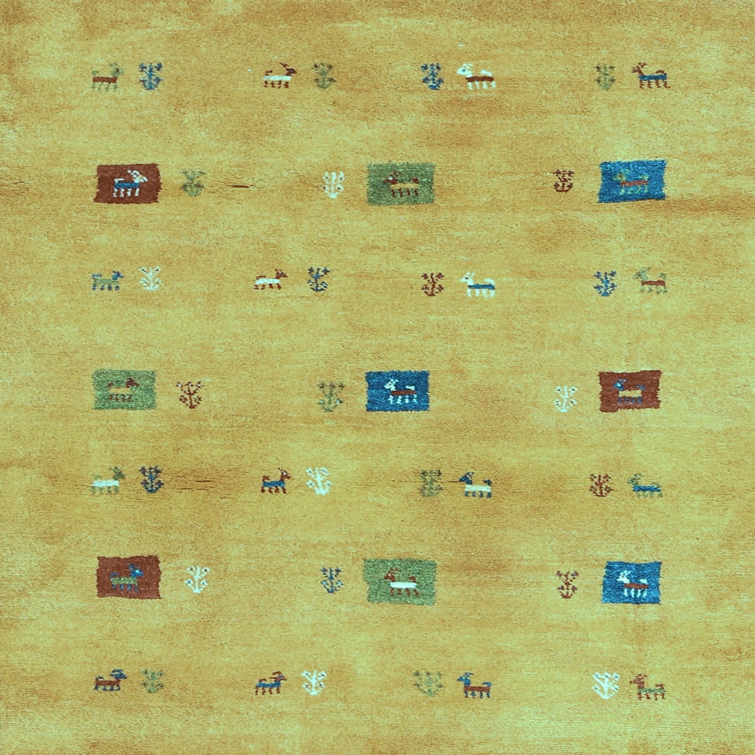 Ahgly Company Indoor Square Abstract Light Blue Contemporary Area Rugs ...