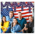 thumbnail image 7 of Independent Day Colorful Flower Red White Blue Five Pointed Star Colored Ribbon Venue Layout, Memorial Day Decorations, 7 of 7