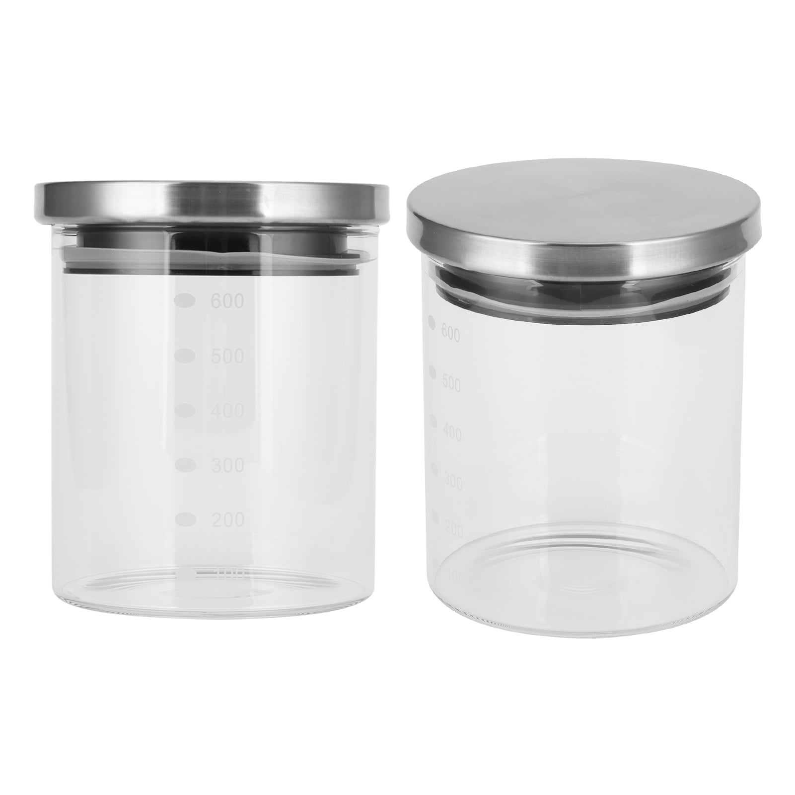 Storage Containers, Borosilicate Glass Kitchen Canisters Set Easy To