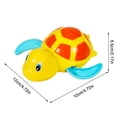 thumbnail image 2 of Juguete acuático de cuerda para bañera, para niños y niñas, juguetes de baño con forma de tortuga, juguetes acuáticos flotantes divertidos y bonitos para niños de 1, 2, 3, 4 y 5 años., 2 of 3