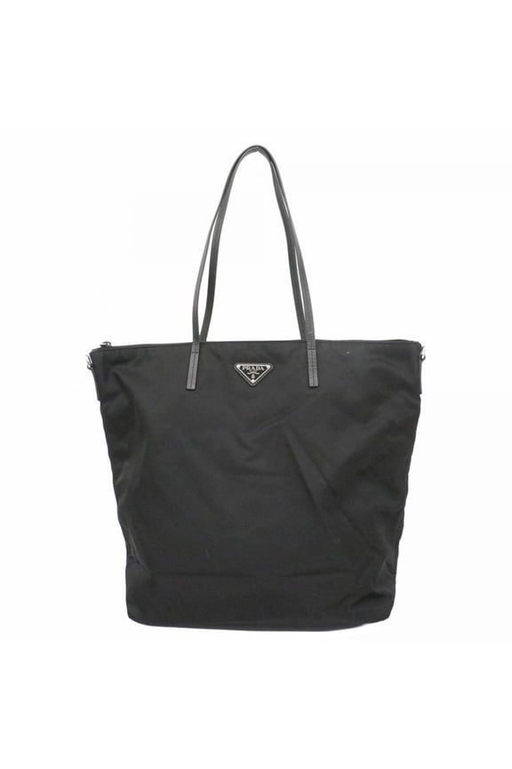 Pre-Owned Prada Tessuto nylon tote bag, black, for women