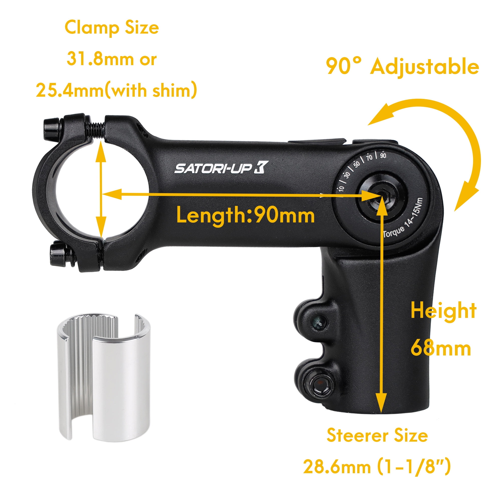 stem to raise handlebars
