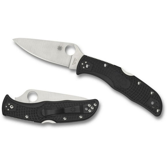 Spyderco Endela Couteau de Sécurité Léger Noir FRN (3.41&quot; Satin) C243PBK