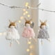 thumbnail image 3 of Christmas Pink Angel Pendant Plush Doll Christmas Tree Ornaments Party Home Decoration Car Decor Children Xmas New Year Gifts, 3 of 5