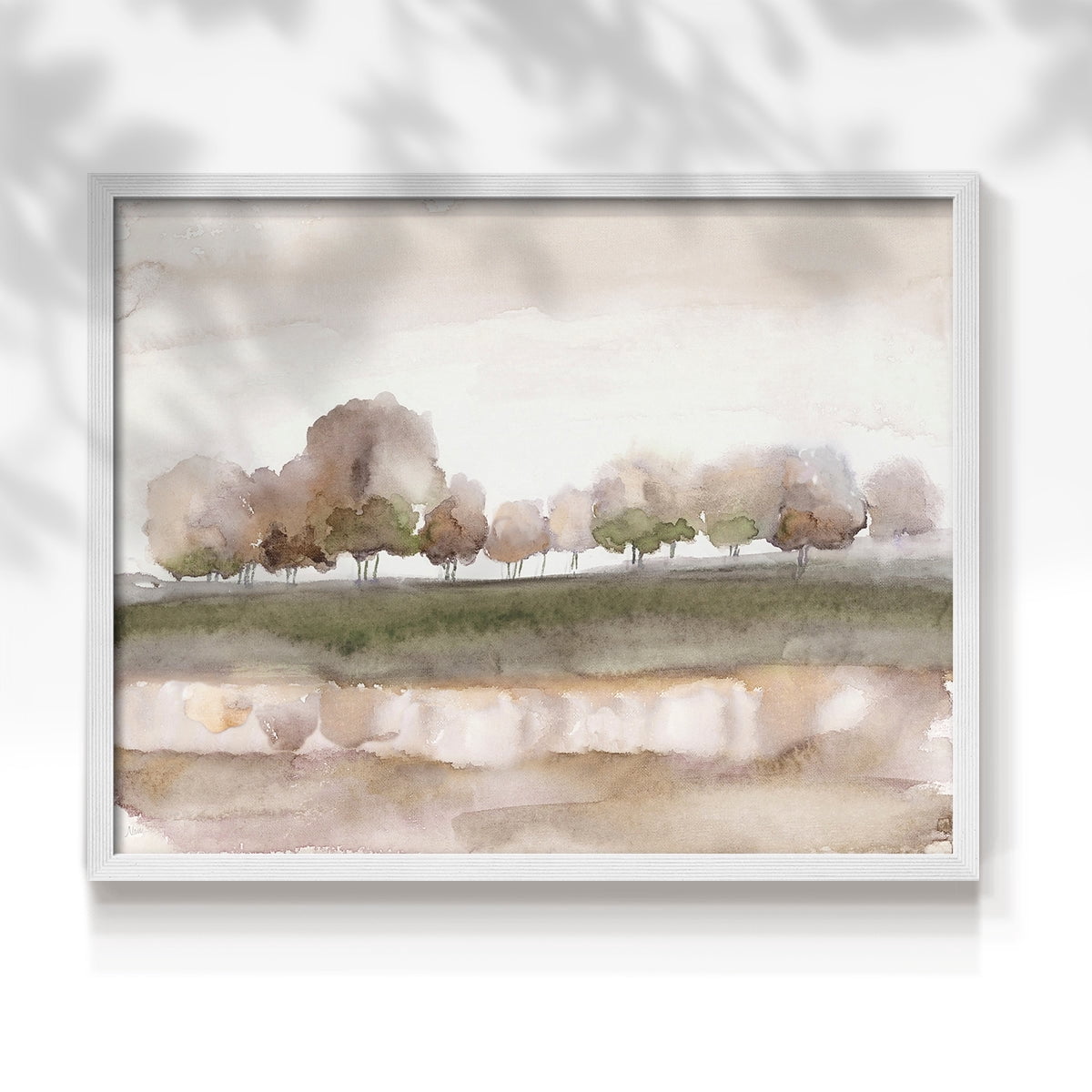 Soft Welcome Spring by Nan - Restickable Framed Giclée Print