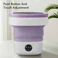thumbnail image 3 of Portable Mini Washing Machine, Foldable Lightweight Portable Washer Washing Machine With Fully Automatic Operation, Soft Tumble Dry Function For Camping Travelling Apartment Dorm, 3 of 8