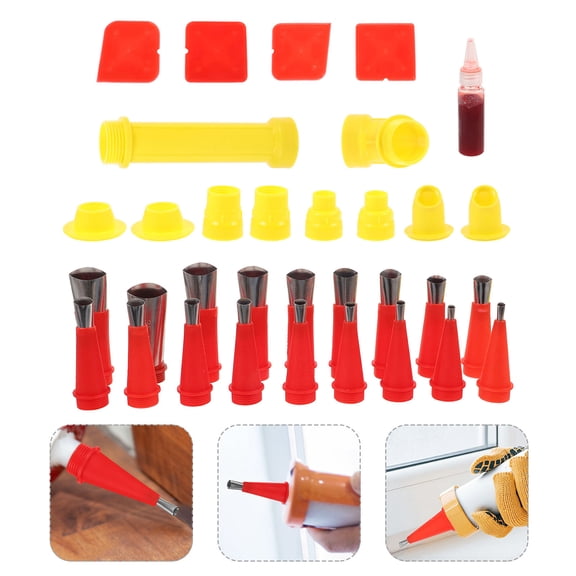 HEALEEP 1 Set Sealant Nozzles Caulking Nozzle Assorted Color For Sealing Gap Repair Repair