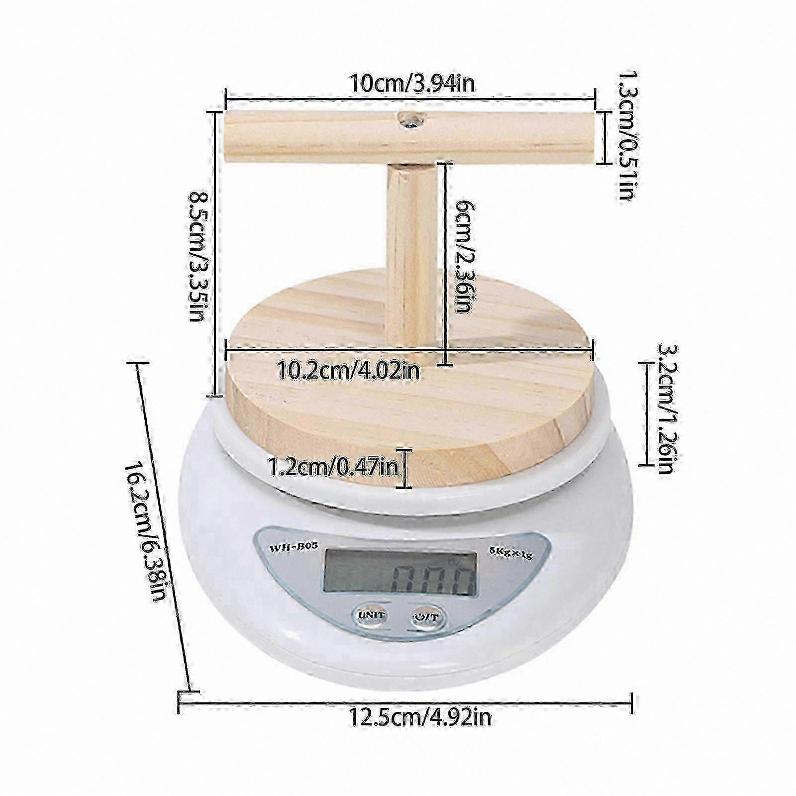 Digital Scale for Birds and Small Animals, 50kg Capacity, Multicolor Design