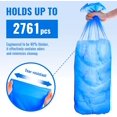 thumbnail image 4 of Compatible with Diaper Genie Pails Diaper Pail Refills | 4 Pack Lemon-Scented Odor-Blocking Continuous Liner Refills | Durable Leak-Resistant Rolls for Baby Diaper Pails, 4 of 4