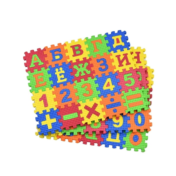 Puzzle Tapis Puzzle en mousse pour bébé 5 couleurs 9 pièces
