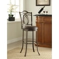 thumbnail image 2 of Linon Calif Metal Bar Stool, Coffee Brown, 30 inch Seat Height, 2 of 4