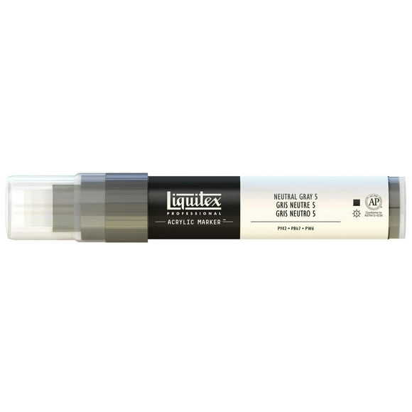 Marcador Punta Gruesa Liquitex gris