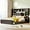 Espresso, variant on Harper & Bright Designs Full Size Platform Bed with All-in-One Cabinet and Storage Shelf, Wooden Full Bed Frame with Trundle and 4 Drawers & Sockets,, Espresso