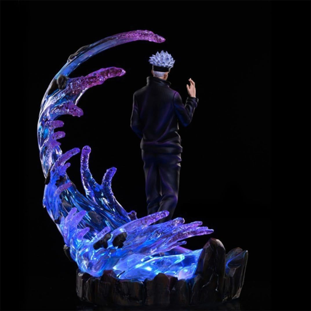 New Jujutsu Gojo Satoru (Luminescence Ver) Character Anime Model Statue Action Figures Desktop Ornament Popular Decorations Fan Souvenirs Creative Gift Collectable