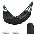 thumbnail image 1 of Hammock Outdoor Ice Mesh Swing Curved Stick Anti-rollover Camping Travel, 1 of 7