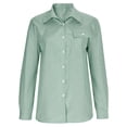 thumbnail image 4 of Ixbnca Striped Button down Shirts for Women Long Sleeve Collared Business Office Work Dressy Blouses, 4 of 6