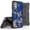 Blue Butterfly 2, variant on Armor Kombo Holster Rugged Cover Designed For Moto G Stylus 2022 Case Animals Series