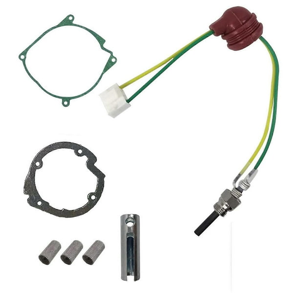 7PCS Car Air Heater Gaskets Strainers 12V Glow Pin Ceramic Plug Car Heater Burner Engine Gasket for 5kw Air Parking Heater