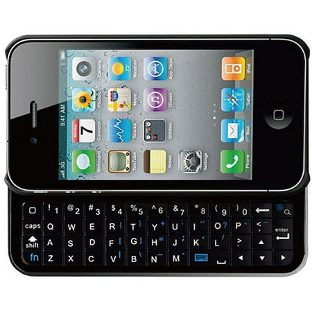 CP Technologies Ultra-Thin Slide-Out Keyboard Case for iPhone 4/4S, Black