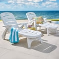 thumbnail image 4 of BrylaneHome Resin Folding Lounger, 4 of 5