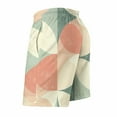 thumbnail image 4 of JRXY Men's 70s Retro Swirl Color Abstract Beach Board Shorts with Pockets Xl, 4 of 7