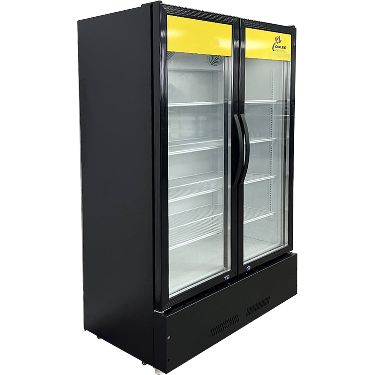 39 in. Commercial Glass Door Merchandiser Refrigerator 21 Cu. Ft. Beverage Display Cooler, NSF & ETL Certified