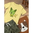 thumbnail image 3 of Cute Halloween Zombie Corgi T-Shirt Toddler -Image by Shutterstock,  4 Toddler, 3 of 4