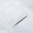 thumbnail image 4 of LONSSA Men's Long Sleeve Banded Collar Dress Shirts Stretch Button Down Shirts with Pocket, 4 of 7
