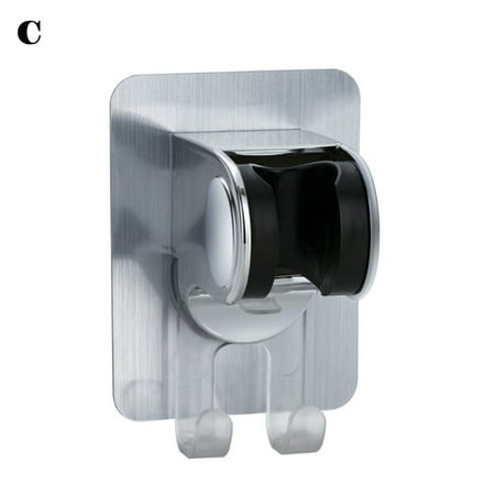 

Self-Adhesive Shower Head Bracket Adjustable Handheld Shower Wand Holder Wall Mount New.