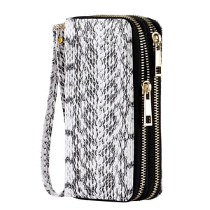 HAWEE Dual Zipper Cell Phone Wristlet Wallet