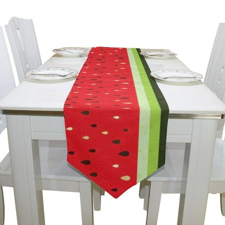 

POPCreation Fruit Pineapple Table Runner 13x70 Inches White Table Top Decoration