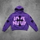 thumbnail image 2 of Sudadera con capucha gótica Y2K con estampado de letras cruzadas retro americanas, sudadera con capucha holgada estilo punk hip hop Harajuku para parejas, sudadera deportiva de moda, 2 of 5