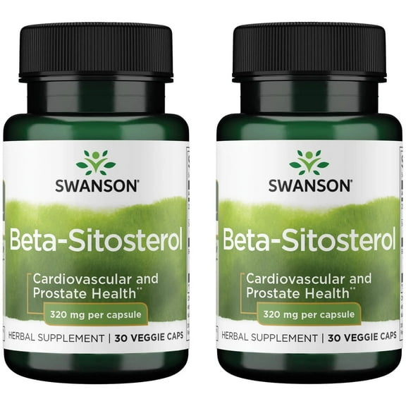 Swanson Ultra High Potency Beta-Sitosterol 30 Veg Capsules - 2 Pack