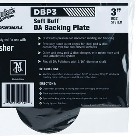 Meguiars MGDBP3 3 in. Soft Buff Da Backing Plate
