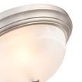 thumbnail image 3 of Millennium Lighting  Metal 3 Light Flush Mount Ceiling Fixture in Multiple Finishes Satin Nickel Satin Nickel, 3 of 4