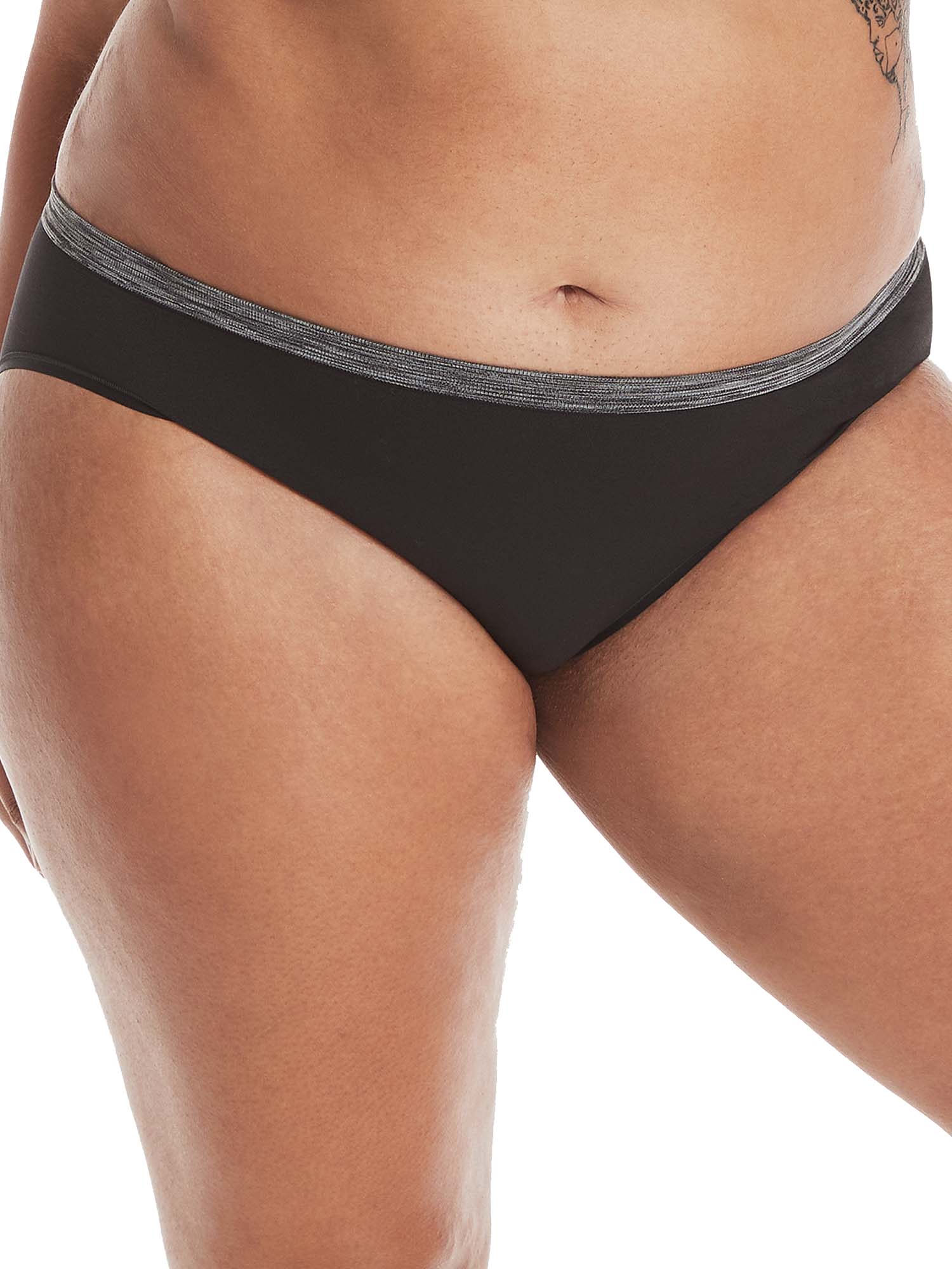 Hanes Women's Comfort Flex Seamless Bikini Underwear, 6-Pack photo 2