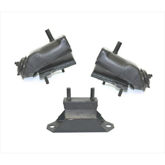 Motor & Transmission Mount 3Pc Kit for Ford MUSTANG 5.0 V8 Hardtop 1984-1991