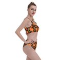 thumbnail image 2 of Kdxio Autumn Pumpkin for Womens High Waisted Bikini Top Sports Style Two Piece Bathing Suits, 2 of 5