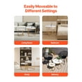 thumbnail image 6 of VEVOR Nesting Coffee Table Set of 2, 23.6 in Round Coffee Table, Nesting Tables for Small Place, Vintage End Side Tables Night Stand with Metal Frame, for Living Room, Bedroom, Office (White & Gold), 6 of 9