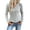 Q-046 Gray, variant on Vneck Spandex Sweater for Women Fall Winter Long Sleeve Crochet Striped Knit Basic Ladies 2026 Clothes