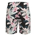 thumbnail image 6 of Kdxio Orchids Flowers Pattern Mens Casual Shorts - Drawstring Summer Beach Sports Shorts for Men, 6 of 9