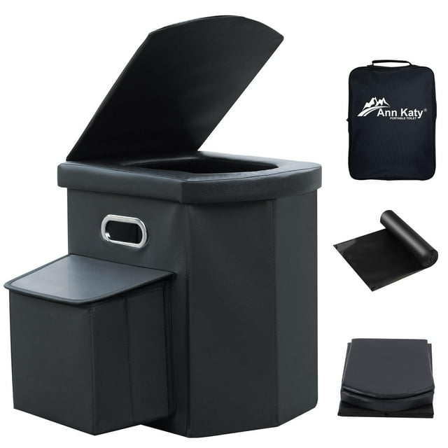 Inodoro de viaje plegable portátil Ann Katy XL para adultos