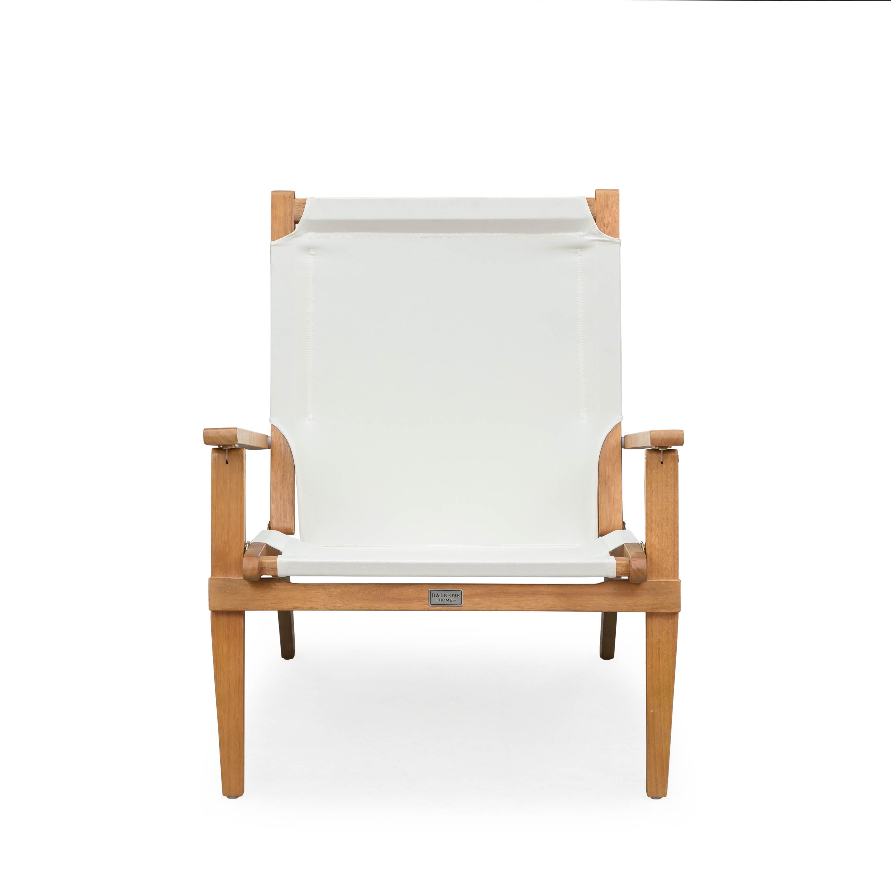 Balkene Home Folding Lounge Chair Portable Seating Solid Acacia
