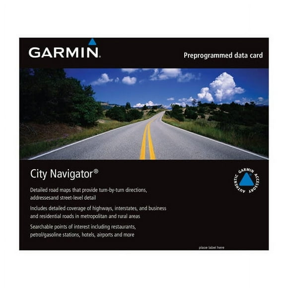 Garmin Marine Cartography 010-10755-00 City Navigator; Compatible With GPS Navigation System; Mexico NT; On SD Card; With Fully Routable Maps Highways Interstates And Residential Roads