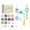 B, variant on Artistic Y2K Hanging Ornaments Jewelry Set, Creative DIY Bead Kit For Fake Cake Decor Accents, Pastel Jellyfish Grape Tassel Theme, 1 Pack