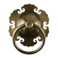 thumbnail image 3 of Minkissy 1Set Retro Door Knocker Brass Ring for Cabinet Traditional Architecture, 3 of 5