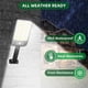 thumbnail image 5 of Aplique solar de pared con sensor de movimiento, impermeable, LED COB, iluminación de seguridad exterior para jardín, villa, garaje y zonas de calle Aestivo | Negro | AESTIVO, 5 of 7