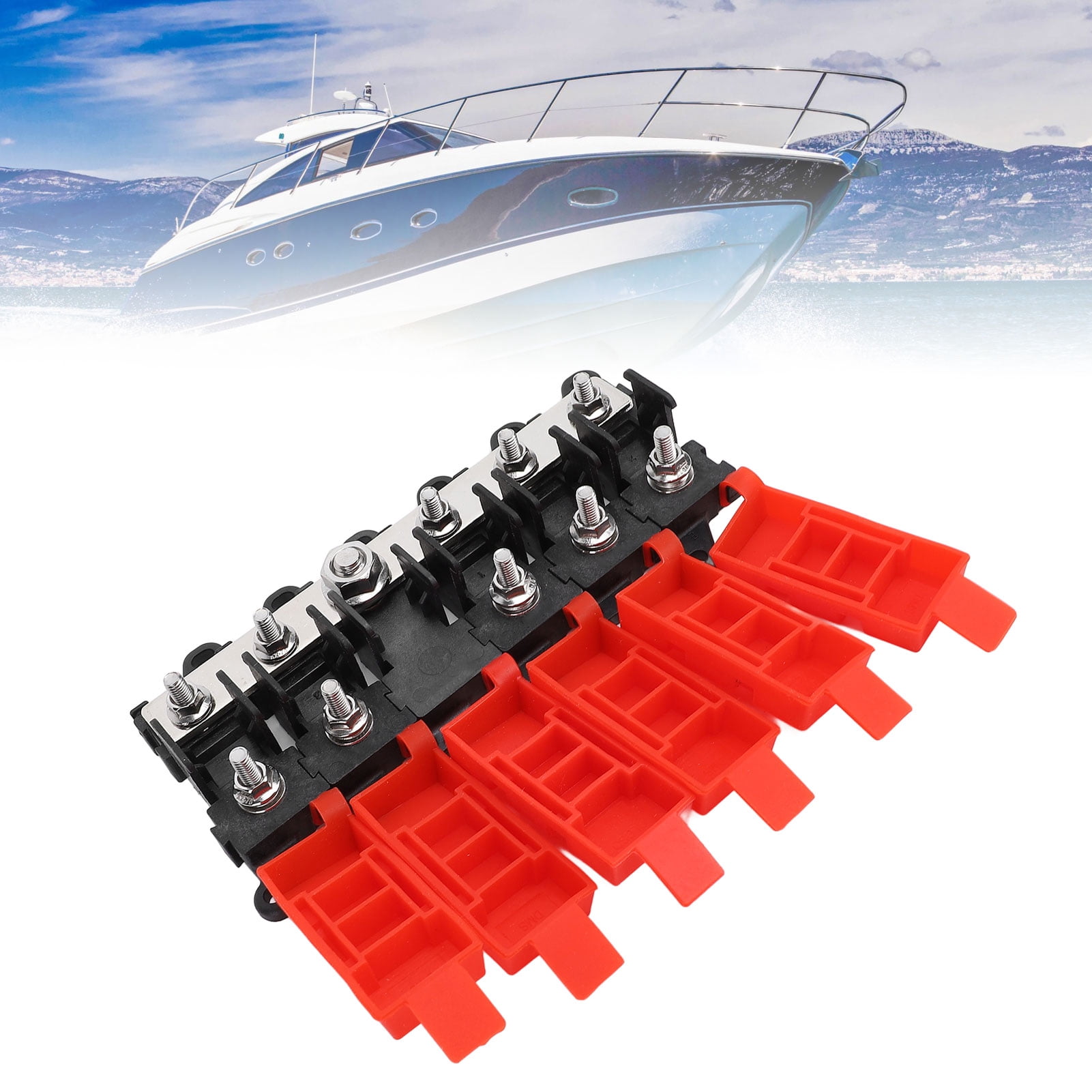Trousse de Support de Fusible à Boulonner Base en Cuivre Excellente Conductivité Automobile Bateau VR