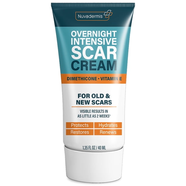 Crema para cicatrices NUVADERMIS Overnight Intensive de 40 ml para rostro y cuerpo